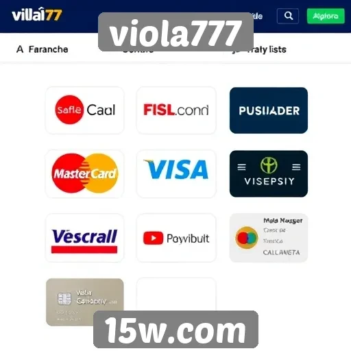 Exploração das opções de pagamento do site viola777